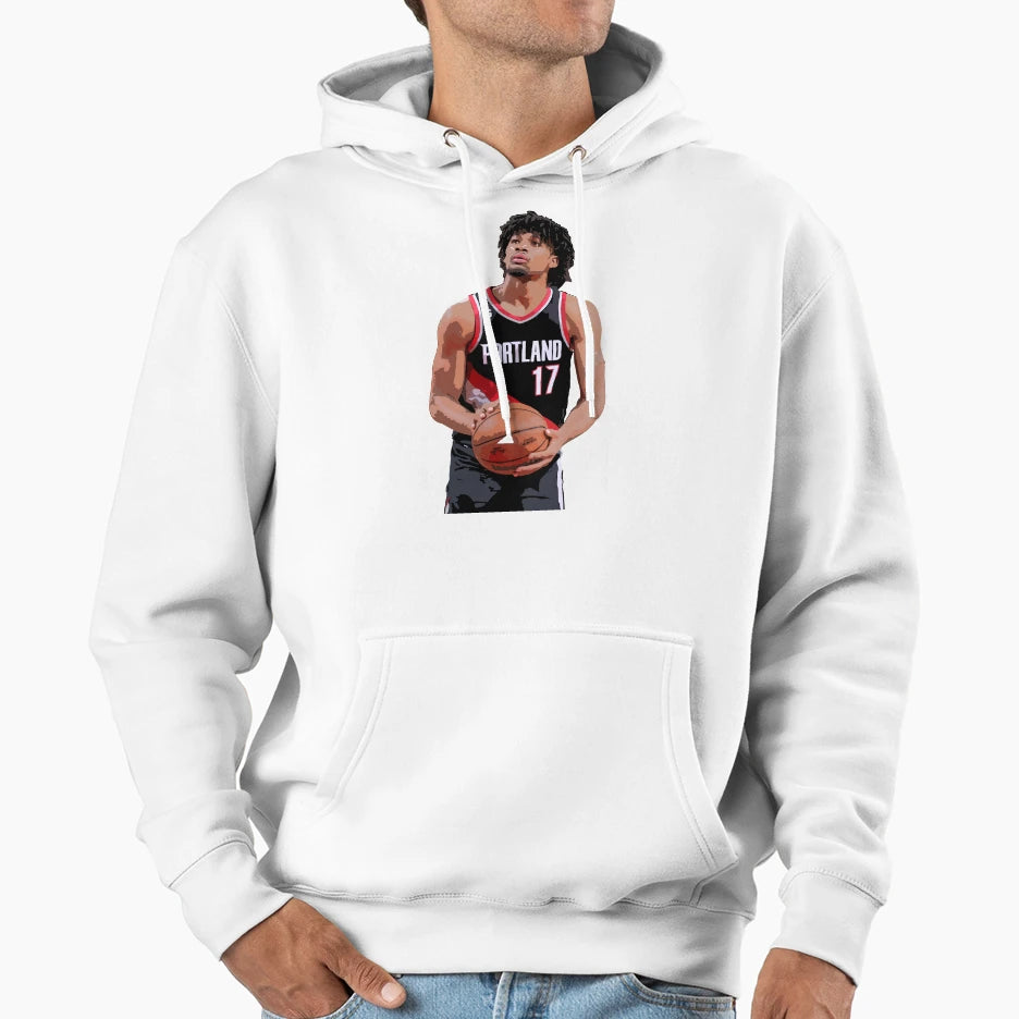 Shaedon Sharpe Hoodie - Minimalist Print Unisex - T-Shirt, Sweatshirt, Hoodie