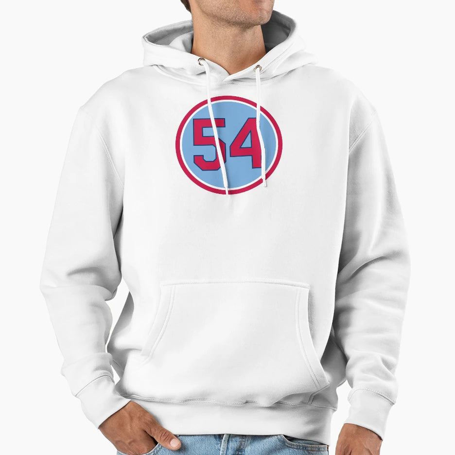 Jaime Garcia 54 Jersey Number Hoodie - Minimalist Print Men Women - T-Shirt, Sweatshirt, Hoodie