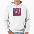 Letter W Americana Old Glory Red And Blue Hoodie - Graphic Print Men Women - T-Shirt, Sweatshirt, Hoodie