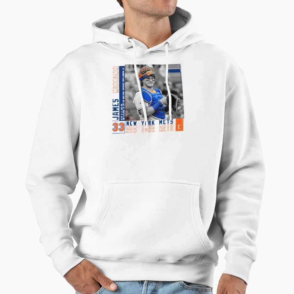 James Mccann Baseball Hoodie - Aesthetic Graphic for Adults - T-Shirt, Sweatshirt, Hoodie