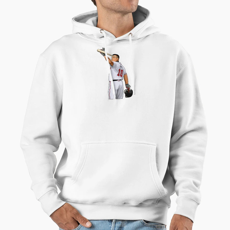 Chipper Jones 10 Waves To Crowds Hoodie - Graphic Print Men Women - T-Shirt, Sweatshirt, Hoodie