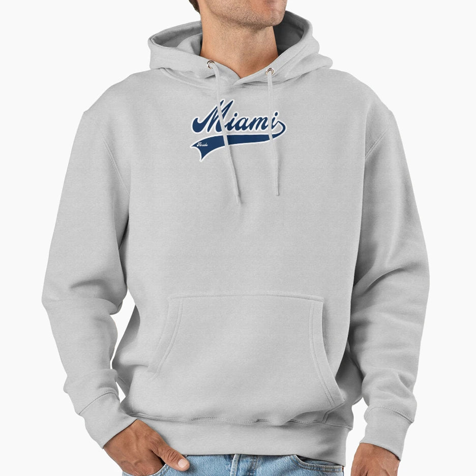 Miami Florida Hoodie - Casual Everyday Wear Men Women - T-Shirt, Sweatshirt, Hoodie