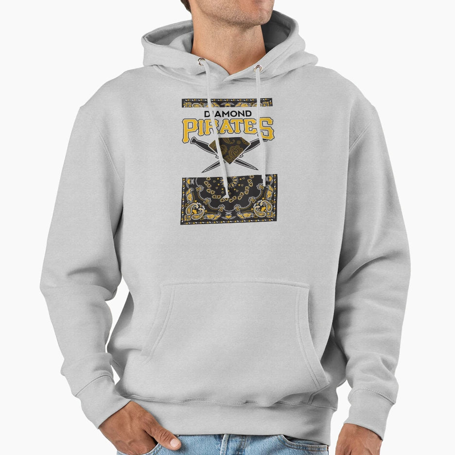 Diamond Pirates Hoodie - Novelty Apparel Unisex - T-Shirt, Sweatshirt, Hoodie