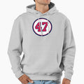 Tom Glavine 47 Jersey Number Hoodie - Fun Novelty Design Men Women - T-Shirt, Sweatshirt, Hoodie