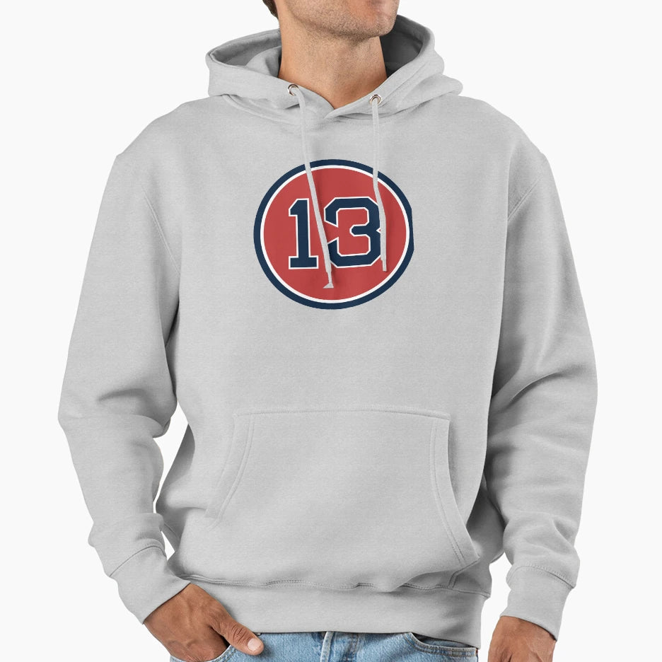 John Valentin 13 Jersey Number Hoodie - Minimalist Print Men Women - T-Shirt, Sweatshirt, Hoodie