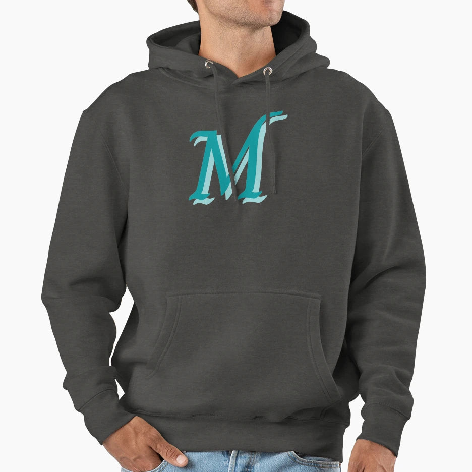 Letter M Hoodie - Fun Novelty Design Unisex - T-Shirt, Sweatshirt, Hoodie