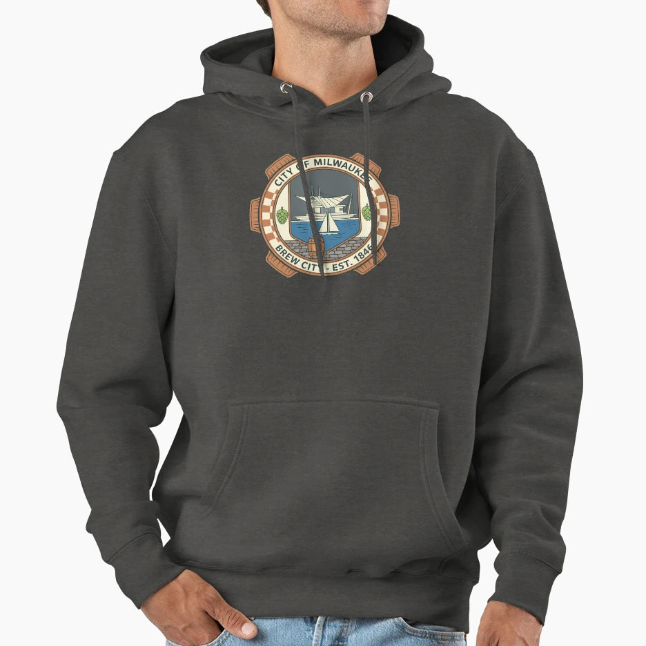 Milwaukee Brew City Est 1846 Hoodie - Casual Everyday Wear for Adults - T-Shirt, Sweatshirt, Hoodie