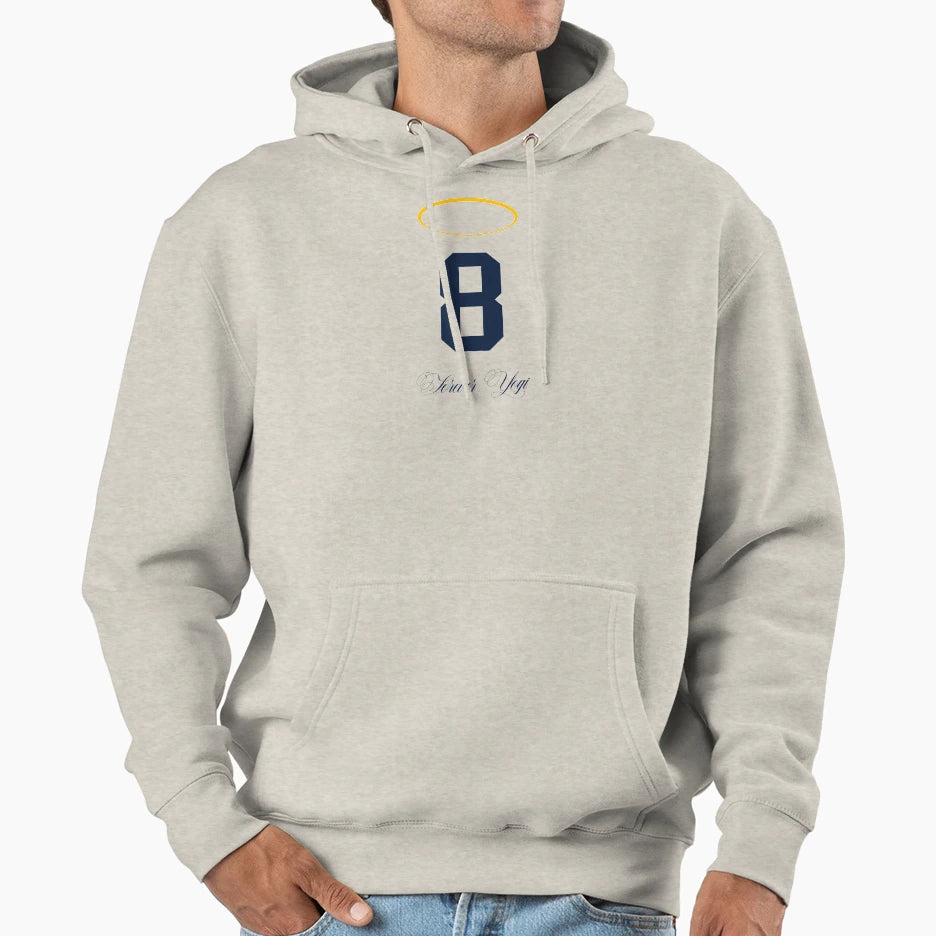 Yogi Berra 8 Hoodie - Aesthetic Graphic for Adults - T-Shirt, Sweatshirt, Hoodie
