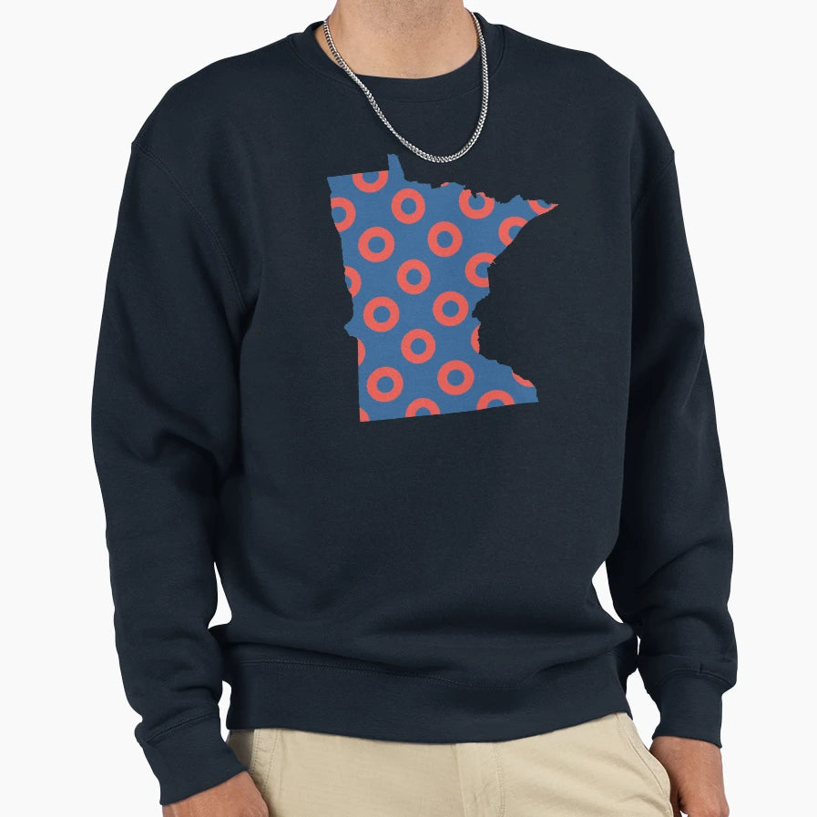 Phish Fishman Donut Minnesota Phan Sweatshirt - Aesthetic Graphic Unisex - T-Shirt, Sweatshirt, Hoodie