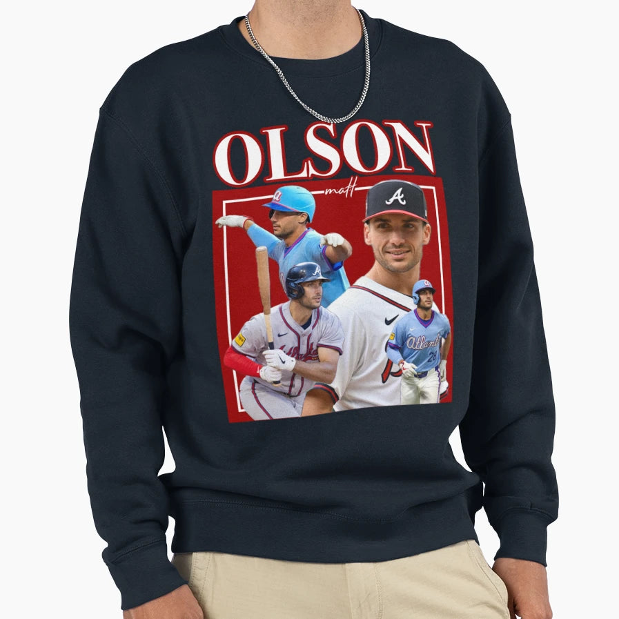 Matt Olson Sweatshirt - Graphic Print Unisex - T-Shirt, Sweatshirt, Hoodie