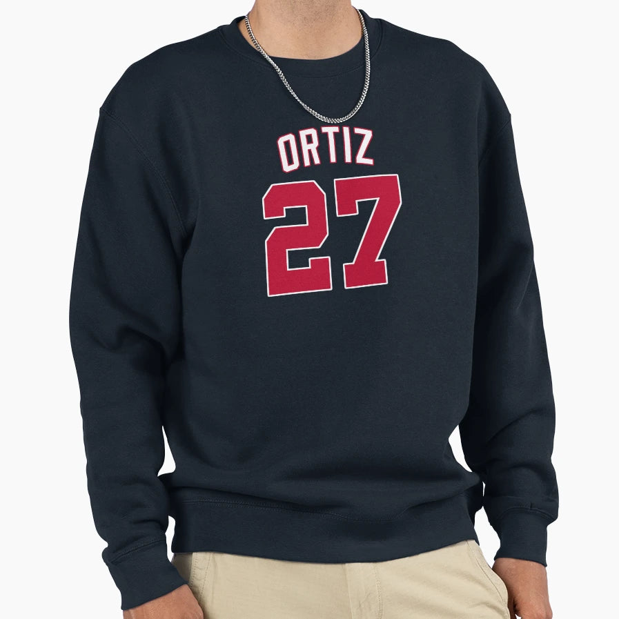 Minnesota David Ortiz 27 Sweatshirt - Novelty Apparel Men Women - T-Shirt, Sweatshirt, Hoodie