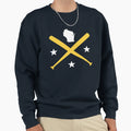 Milwaukee Baseball Stars Sweatshirt - Minimalist Print for Adults - T-Shirt, Sweatshirt, Hoodie