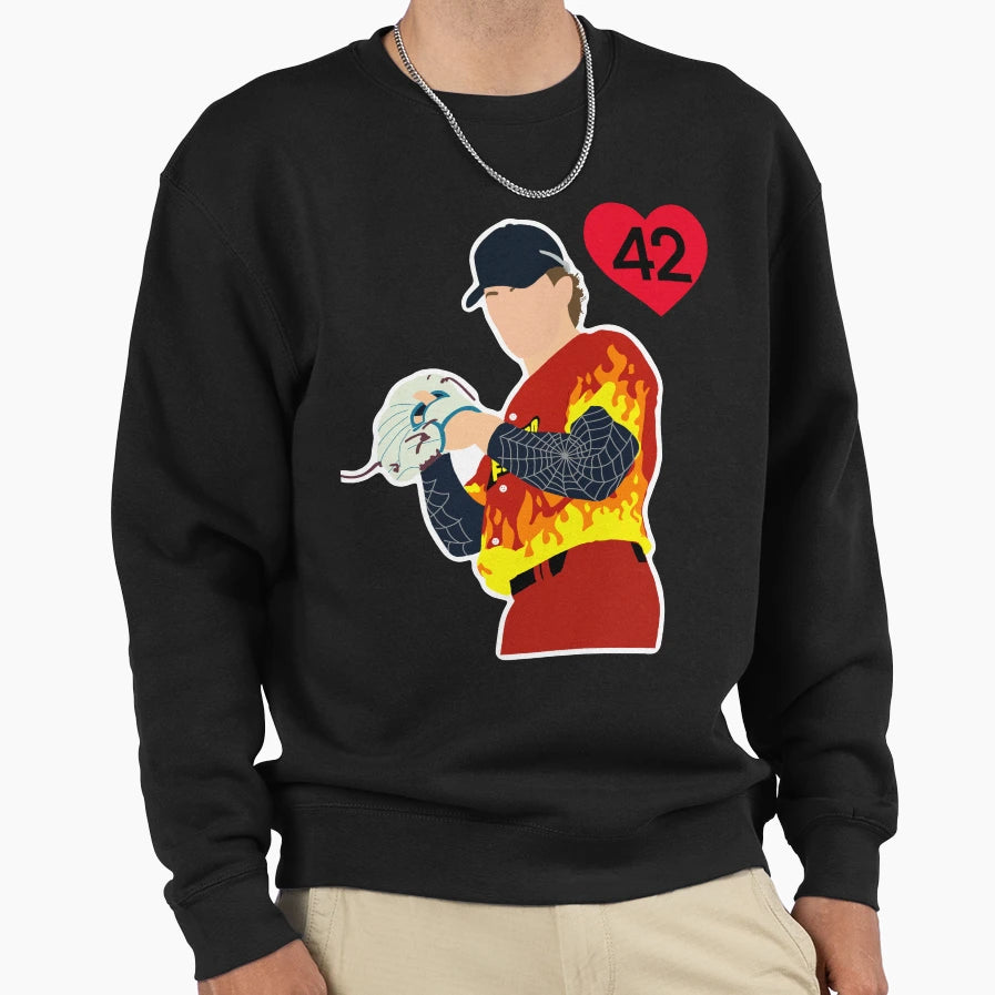 Bradford Webb Number Firefighters Sweatshirt - Aesthetic Graphic for Adults - T-Shirt, Sweatshirt, Hoodie