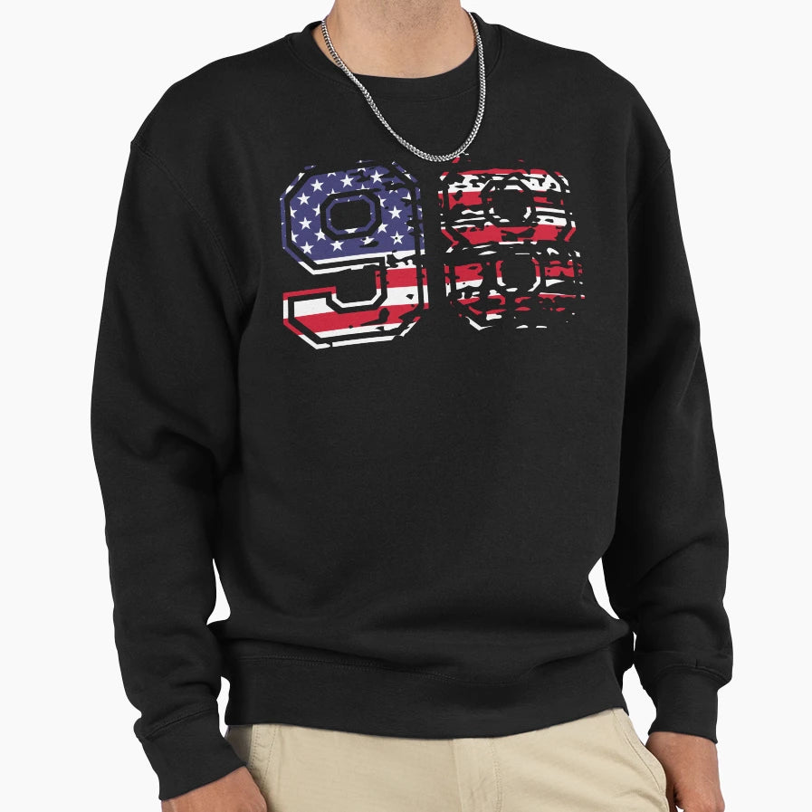 98 American Football Number Usa Sweatshirt - Streetwear Style Men Women - T-Shirt, Sweatshirt, Hoodie