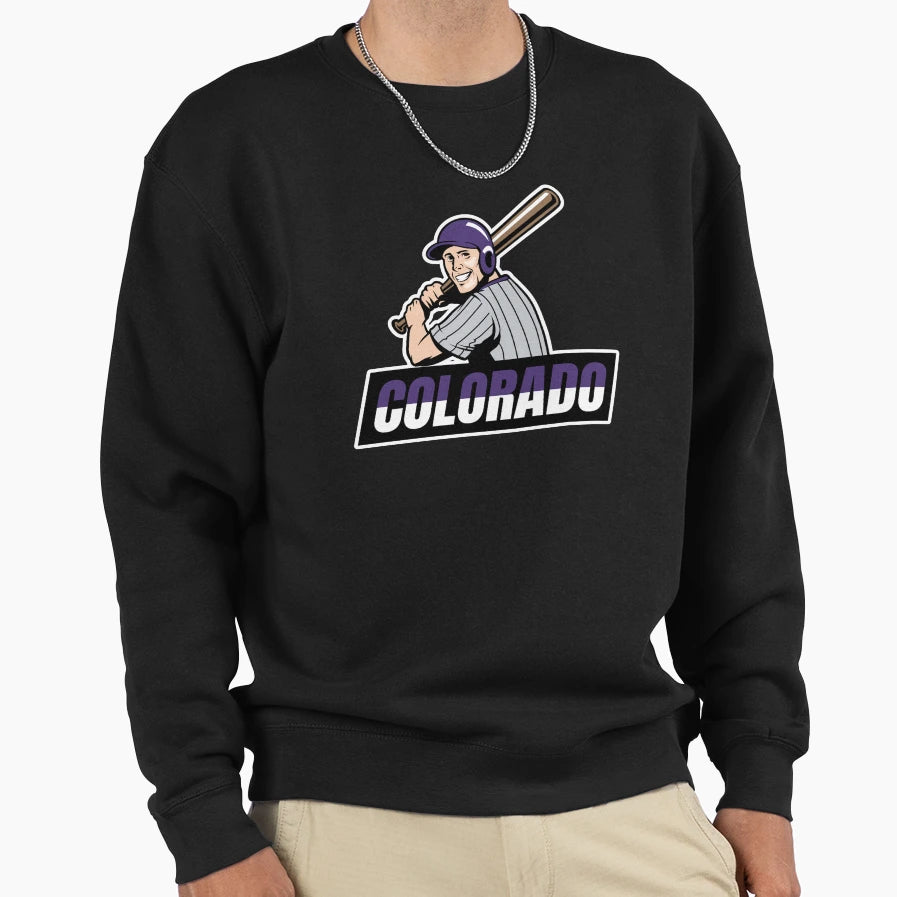 Colorado Baseball Sweatshirt - Trendy Graphic for Adults - T-Shirt, Sweatshirt, Hoodie