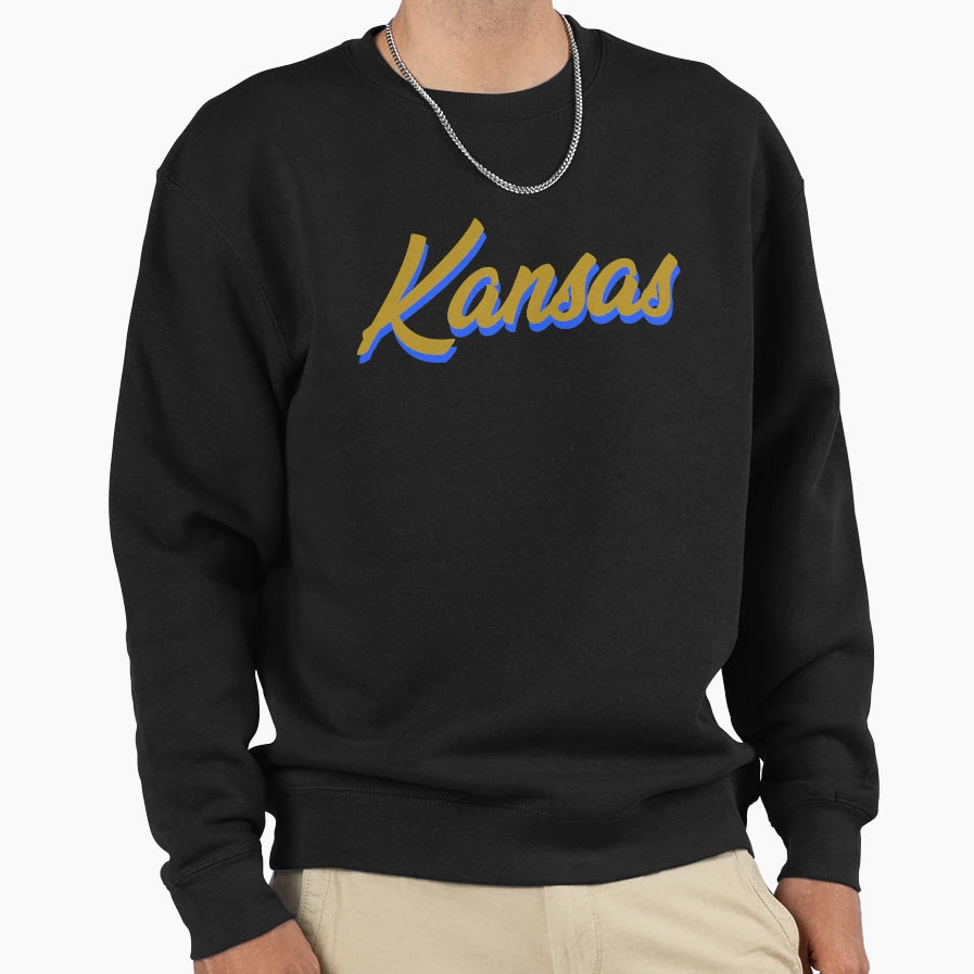Kansas Ks American State Pride Love Sweatshirt - Unique Graphic for Adults - T-Shirt, Sweatshirt, Hoodie