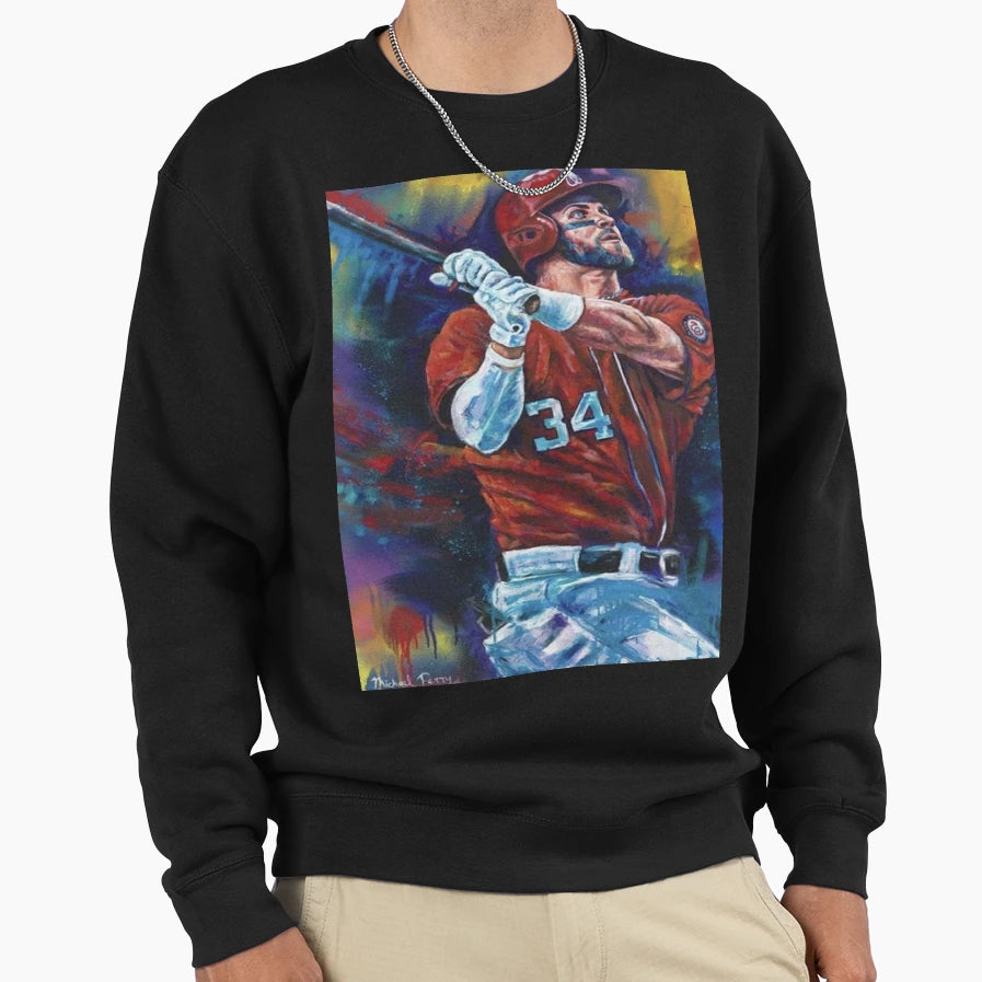Baseball Bat And Ball Sweatshirt - Novelty Apparel Unisex - T-Shirt, Sweatshirt, Hoodie
