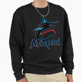 Miami Marlin S Logo Sweatshirt - Novelty Apparel for Adults - T-Shirt, Sweatshirt, Hoodie