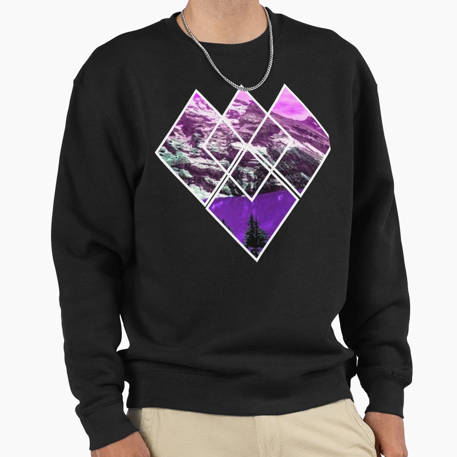 Diamond Mountain Sweatshirt - Casual Everyday Wear Unisex - T-Shirt, Sweatshirt, Hoodie
