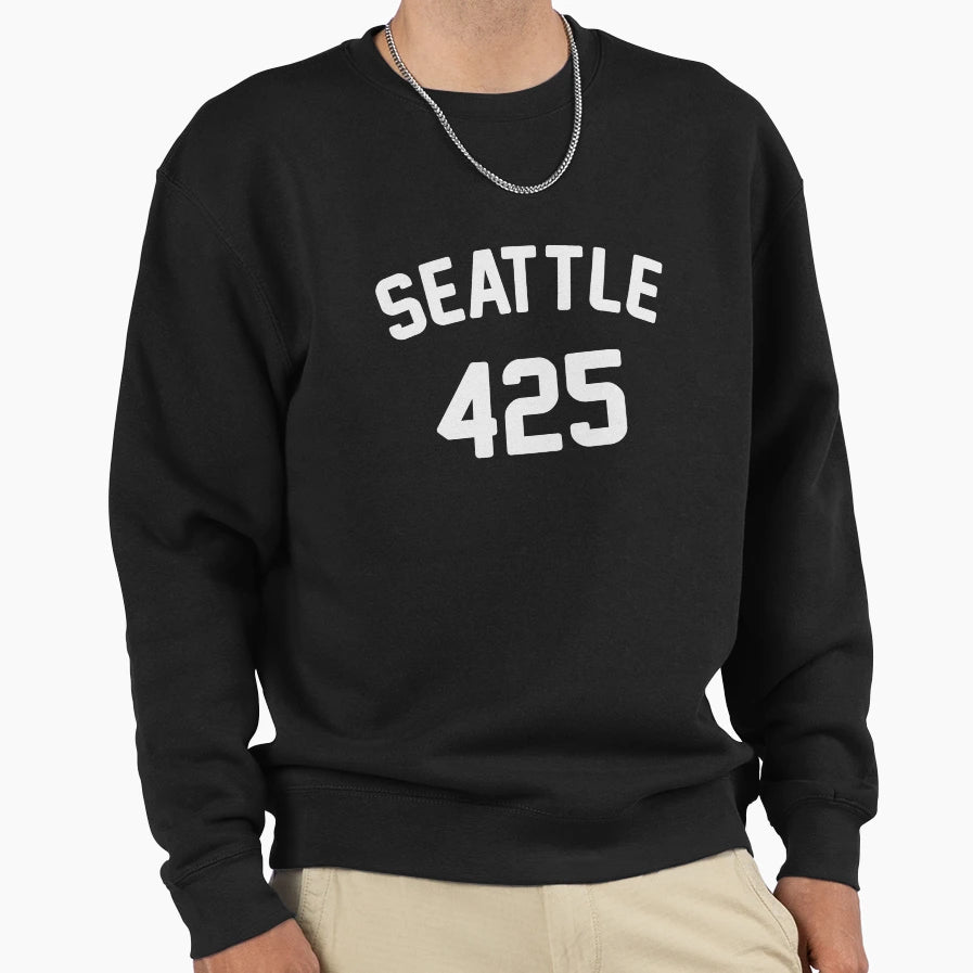 Seattle 425 Sweatshirt - Custom Art Print Unisex - T-Shirt, Sweatshirt, Hoodie
