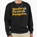 Pittsburgh Sports Teams 412 Sweatshirt - Novelty Apparel Unisex - T-Shirt, Sweatshirt, Hoodie