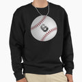Baseball Ball Number 6 Six Sweatshirt - Unique Graphic for Adults - T-Shirt, Sweatshirt, Hoodie