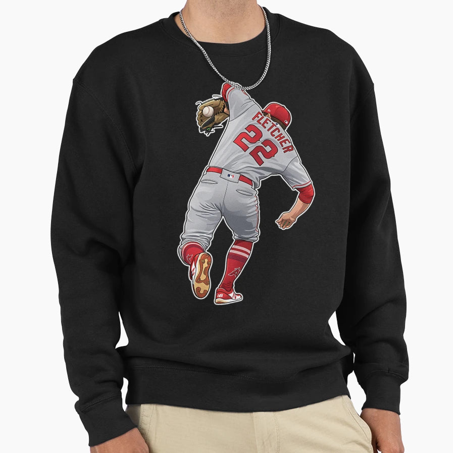 David Fletcher 22 Catch Ball Sweatshirt - Novelty Apparel for Adults - T-Shirt, Sweatshirt, Hoodie