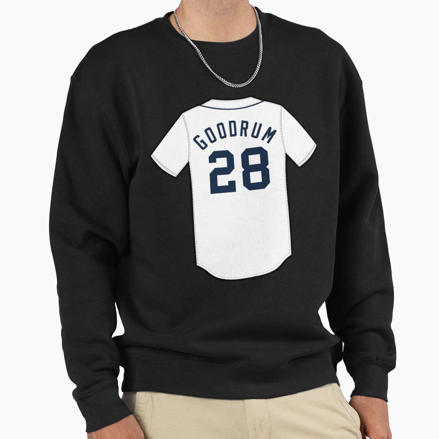 Niko Goodrum Jersey Sweatshirt - Minimalist Print Men Women - T-Shirt, Sweatshirt, Hoodie
