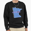 Love Minnesota Sweatshirt - Fun Novelty Design for Adults - T-Shirt, Sweatshirt, Hoodie