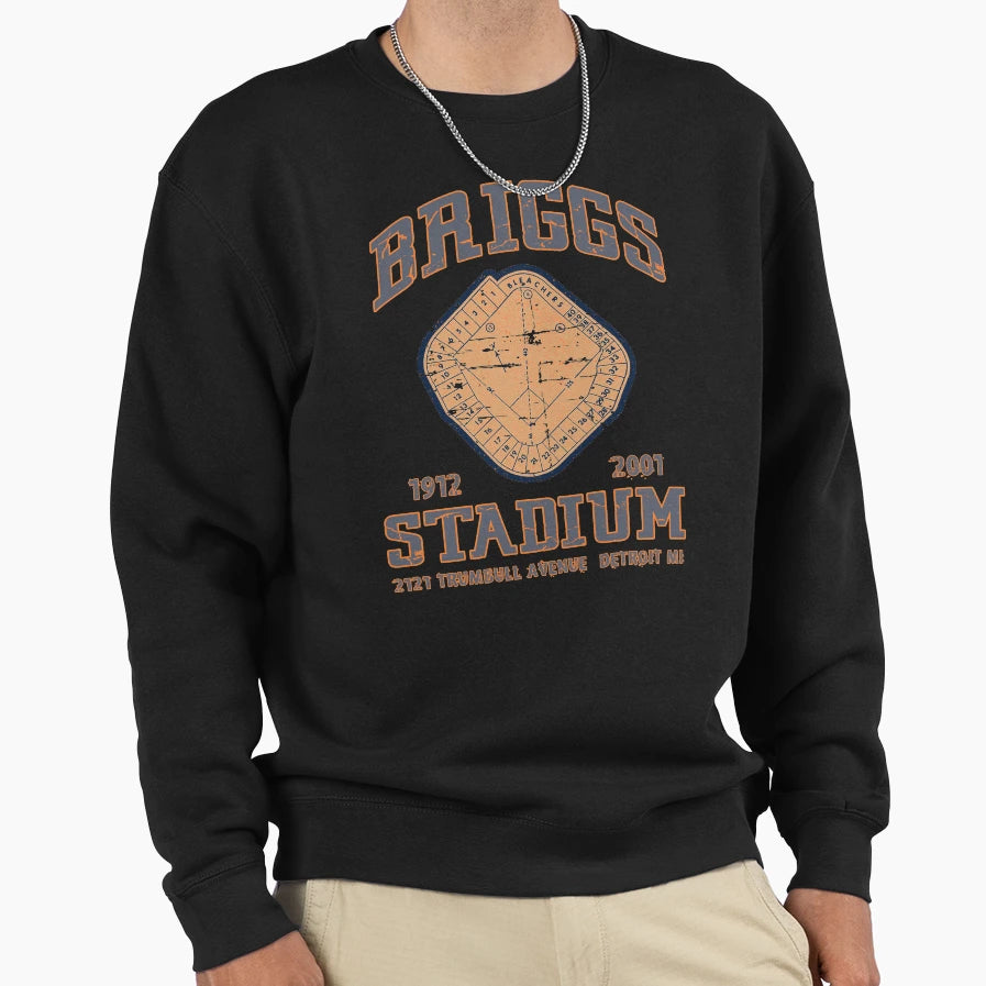 Briggs Stadium Sweatshirt - Custom Art Print for Adults - T-Shirt, Sweatshirt, Hoodie