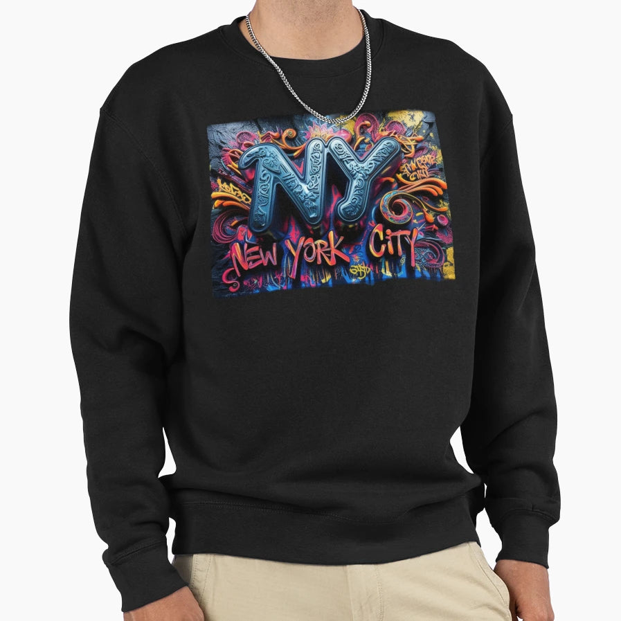 Ny 5 Sweatshirt - Minimalist Print Unisex - T-Shirt, Sweatshirt, Hoodie