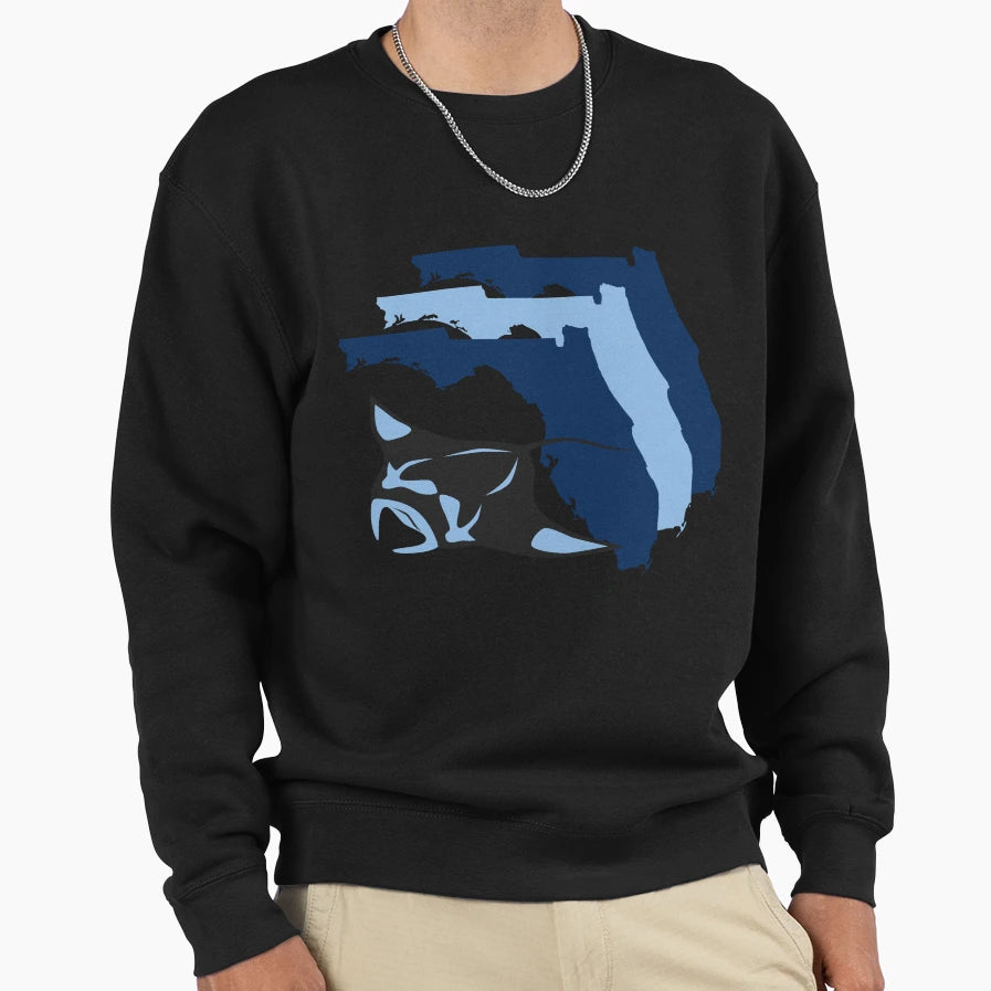 Florida Border Rays Sweatshirt - Graphic Print Unisex - T-Shirt, Sweatshirt, Hoodie