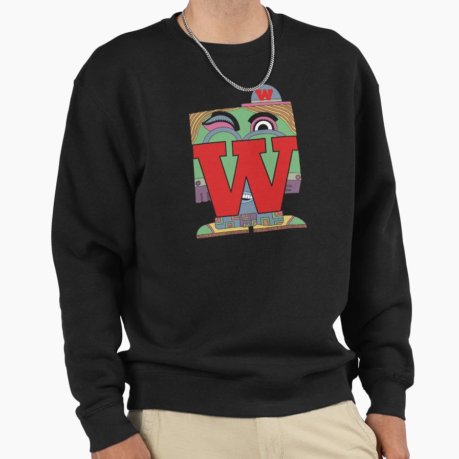 Letter People Mr W Sweatshirt - Minimalist Print Unisex - T-Shirt, Sweatshirt, Hoodie
