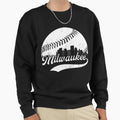 Milwaukee Wisconsin Skyline Sweatshirt - Aesthetic Graphic Unisex - T-Shirt, Sweatshirt, Hoodie