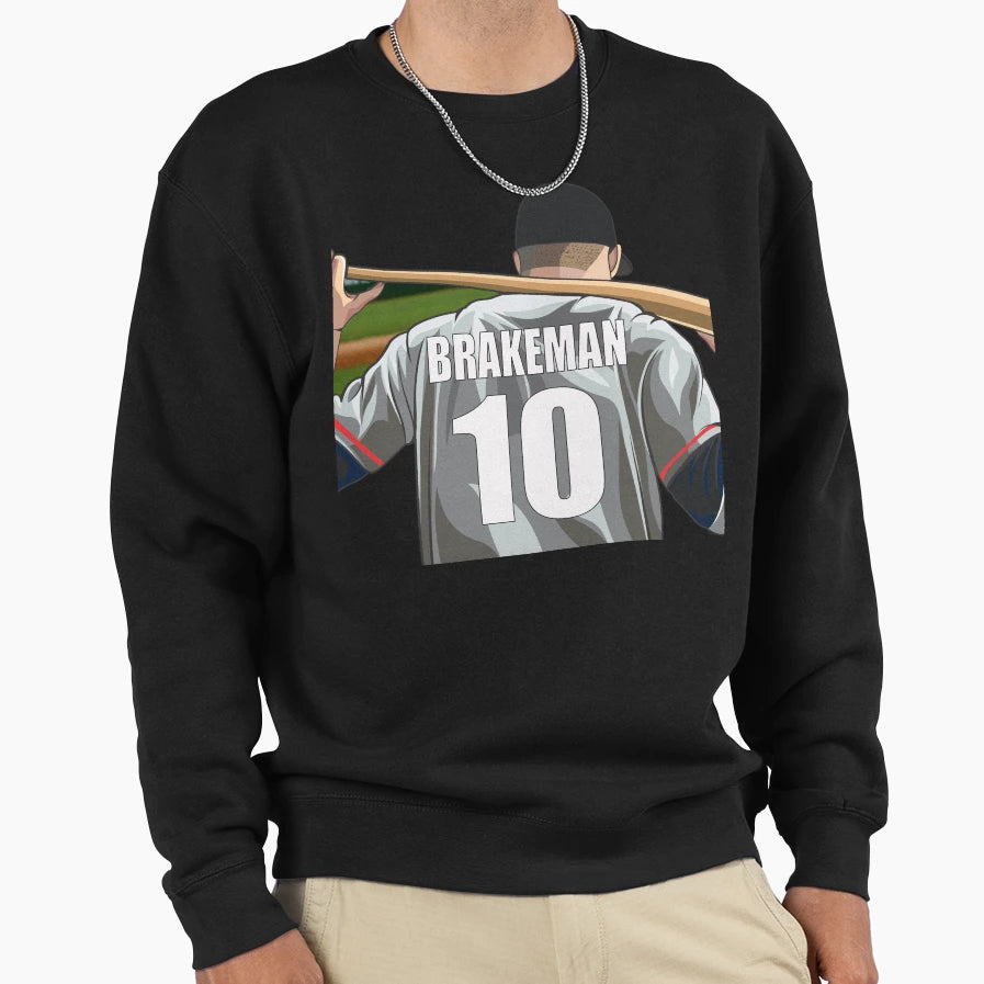 Brakeman Baseball Sweatshirt - Novelty Apparel for Adults - T-Shirt, Sweatshirt, Hoodie