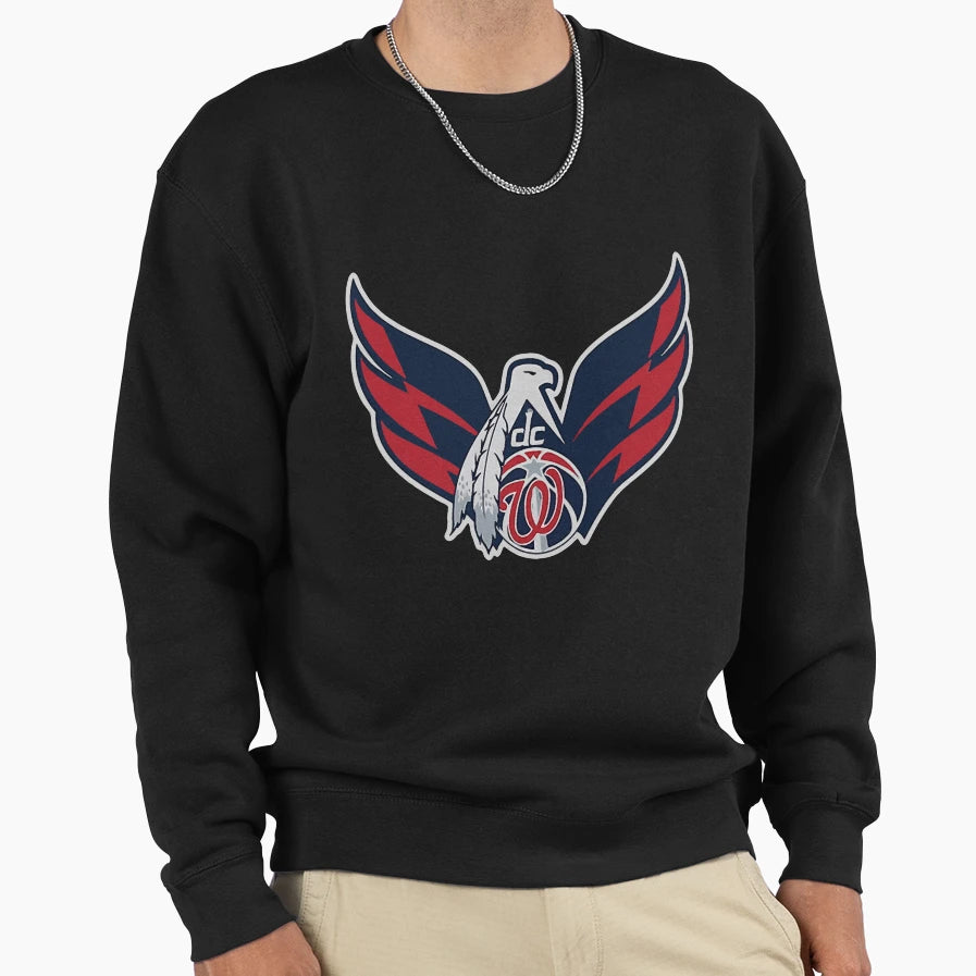 Washington Dc D C Capital Fan Sweatshirt - Aesthetic Graphic Men Women - T-Shirt, Sweatshirt, Hoodie