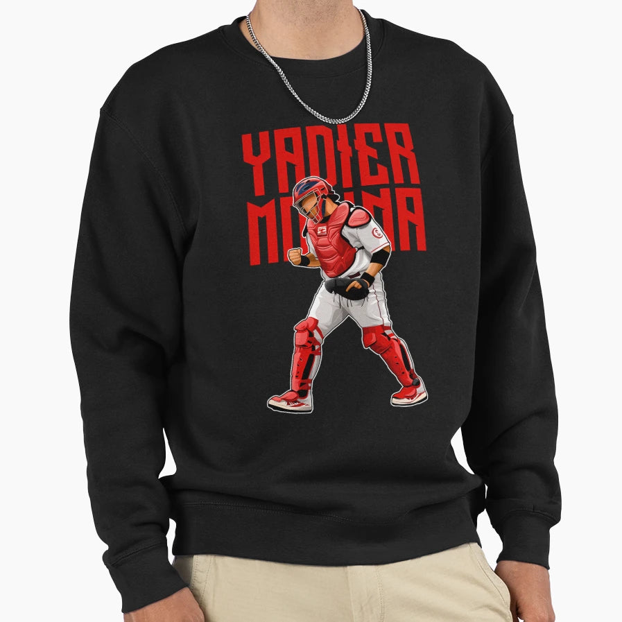 Yadier Molina Final Out 4 Bold Sweatshirt - Novelty Apparel Men Women - T-Shirt, Sweatshirt, Hoodie