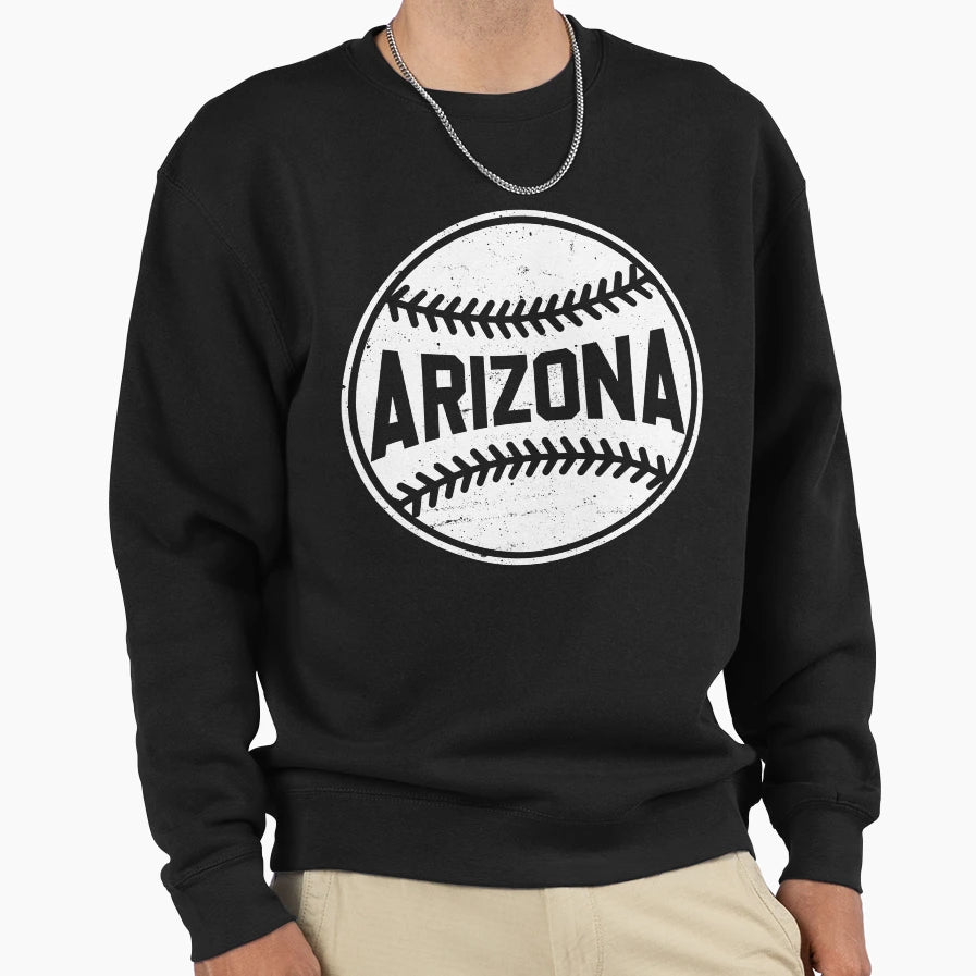 Arizona City Baseball Lover Sweatshirt - Casual Everyday Wear Unisex - T-Shirt, Sweatshirt, Hoodie