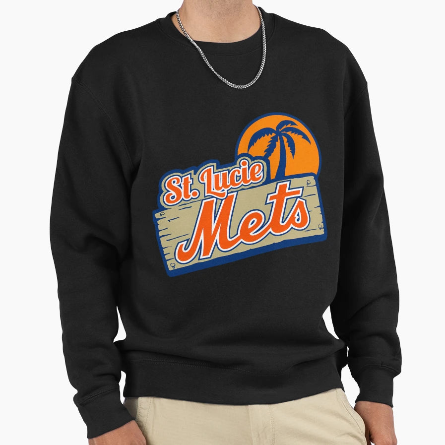 St Lucie Mets Logo Sweatshirt - Custom Art Print for Adults - T-Shirt, Sweatshirt, Hoodie