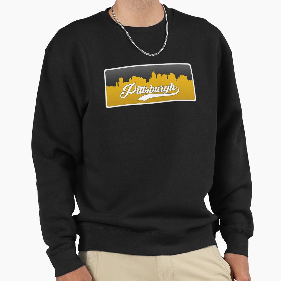 Pittsburgh Football Skyline Sweatshirt - Trendy Graphic Unisex - T-Shirt, Sweatshirt, Hoodie