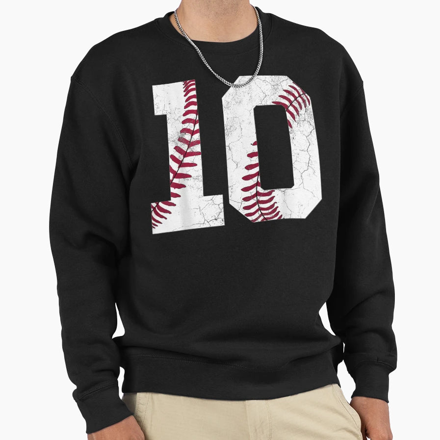 10Th Baseball Ten 10 2010 Sweatshirt - Custom Art Print Unisex - T-Shirt, Sweatshirt, Hoodie