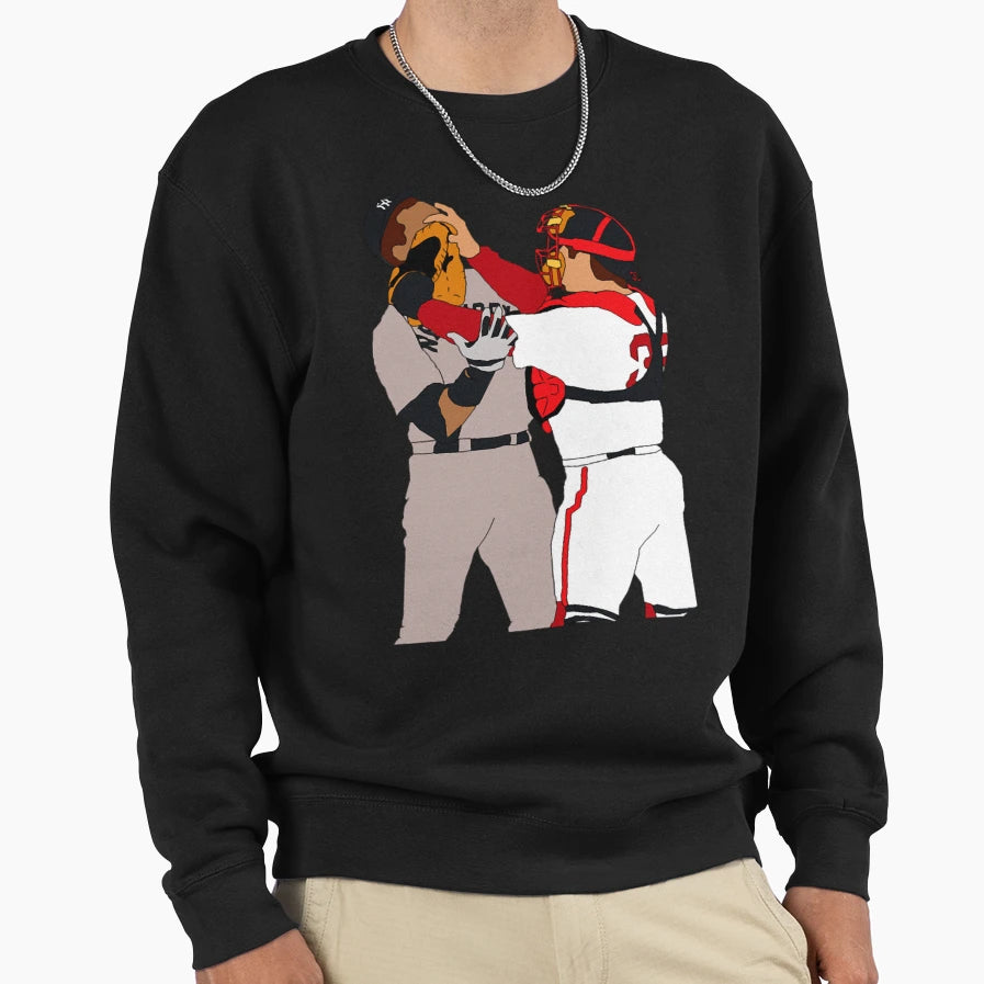Jason Varitek Alex Rodriguez Brawl Sweatshirt - Unique Graphic for Adults - T-Shirt, Sweatshirt, Hoodie