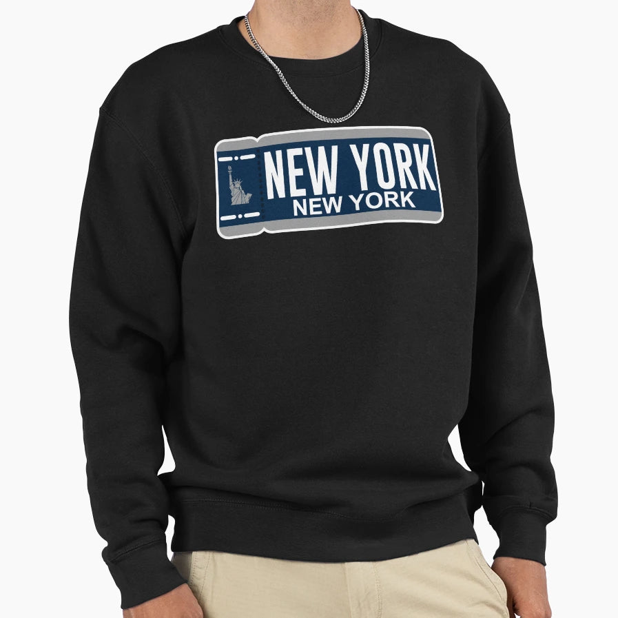 New York Ticket Manhattan Sweatshirt - Trendy Graphic for Adults - T-Shirt, Sweatshirt, Hoodie