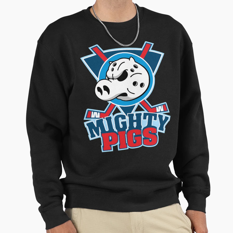 Mig Hty Pig S Sweatshirt - Fun Novelty Design for Adults - T-Shirt, Sweatshirt, Hoodie