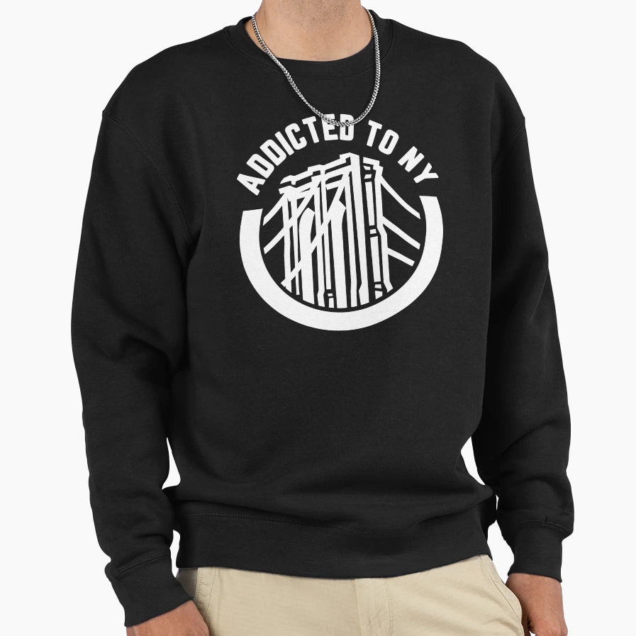 Addicted To New York Ny 2 Sweatshirt - Custom Art Print for Adults - T-Shirt, Sweatshirt, Hoodie