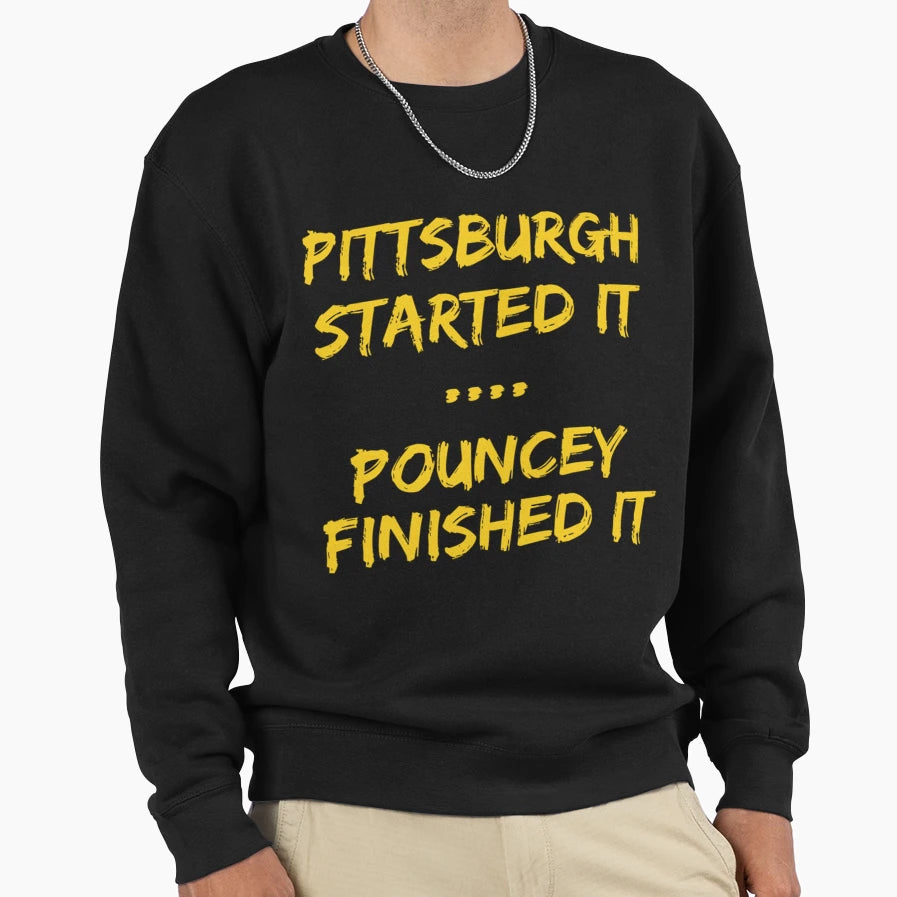 Pittsburgh Sweatshirt - Minimalist Print for Adults - T-Shirt, Sweatshirt, Hoodie