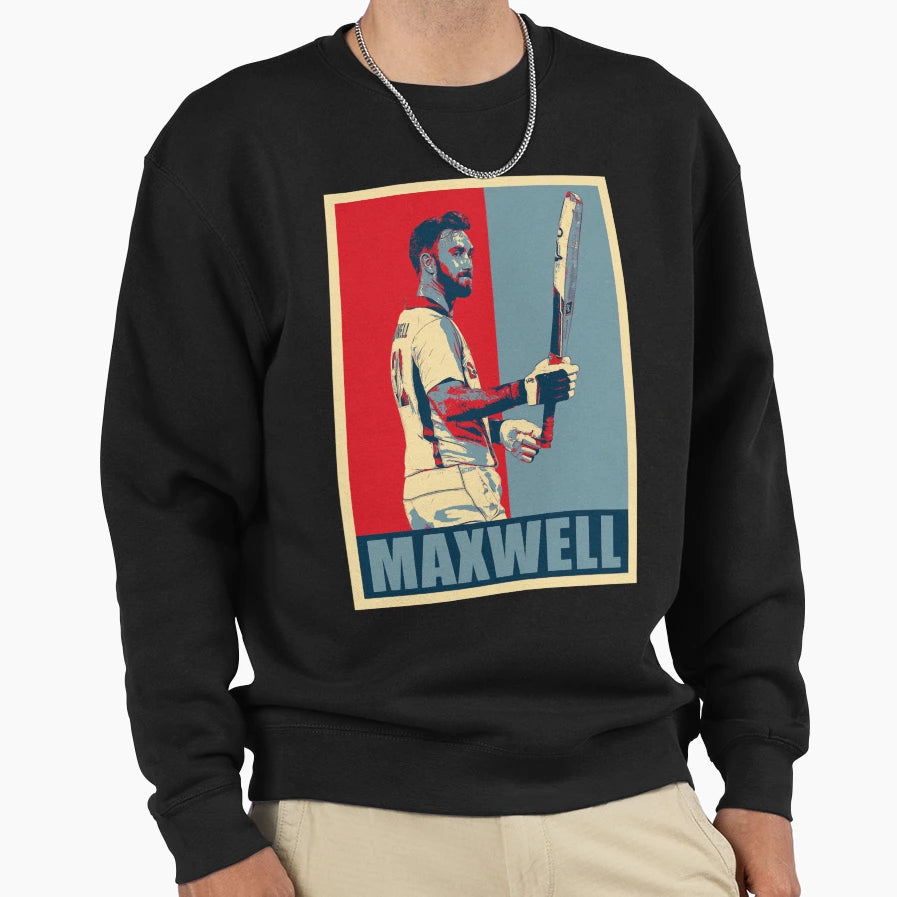 Glenn Maxwell Sweatshirt - Aesthetic Graphic for Adults - T-Shirt, Sweatshirt, Hoodie