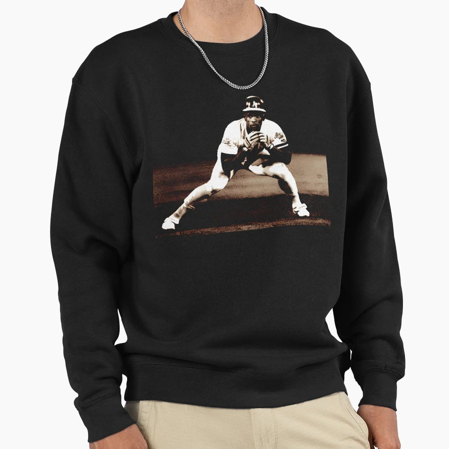 Rickey Henderson Sweatshirt - Custom Art Print Unisex - T-Shirt, Sweatshirt, Hoodie