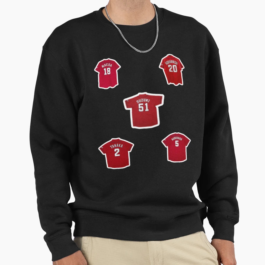 Hiroshima Toyo Carp Sweatshirt - Novelty Apparel for Adults - T-Shirt, Sweatshirt, Hoodie