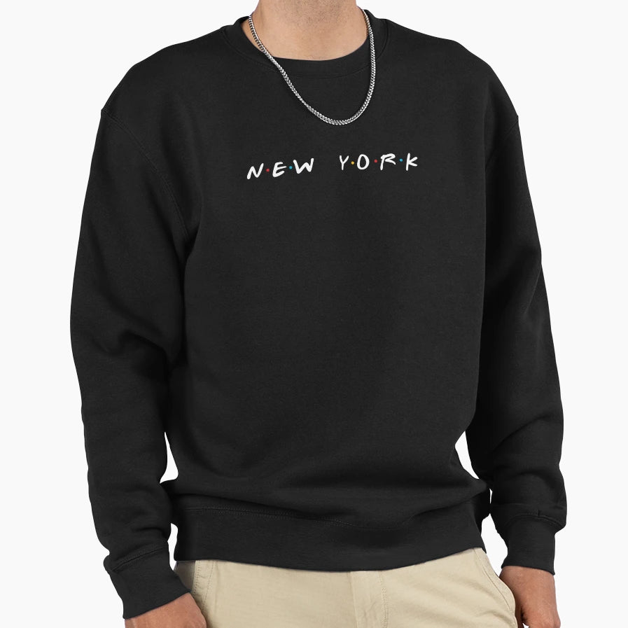 New York Friends Sweatshirt - Unique Graphic Men Women - T-Shirt, Sweatshirt, Hoodie